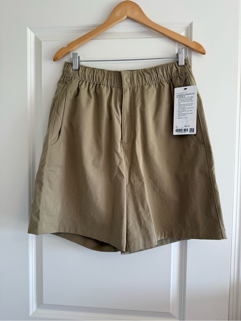 Lululemon Unshaken Relaxed Pull-On Short 9" Men’s Size M OAKT New